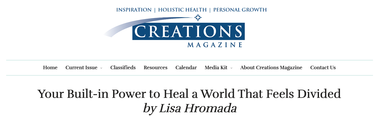 Article by Lisa Hromada Creations Magazine